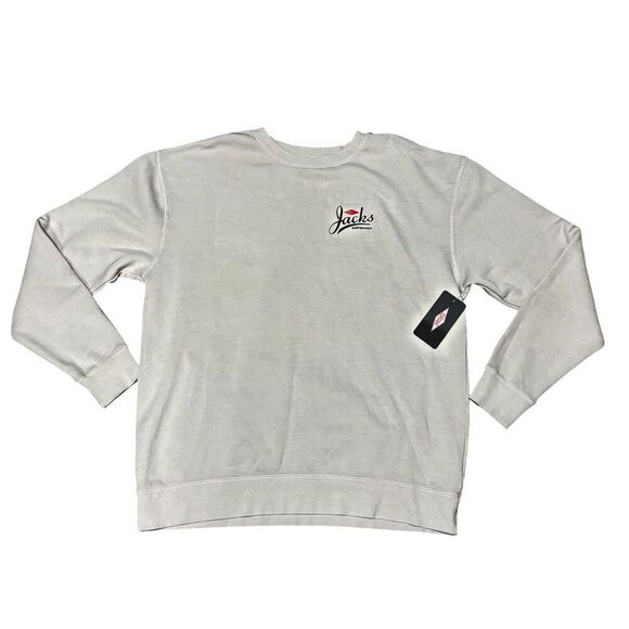 jacks surfboards hoodie TRENTON PIGMENT CREWNECK SWEATSHIRT - PIGMENT SAGE XL - Picture 1 of 6